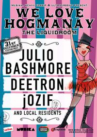 We Love joins the Hogmanay Celebrations in Edinburgh with Julio Bashmore