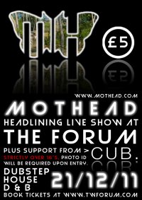 Mothead - Live show at Tunbridge Wells Forum
