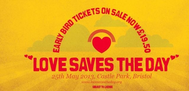 Love Saves The Day returns - earlybird tickets now on sale