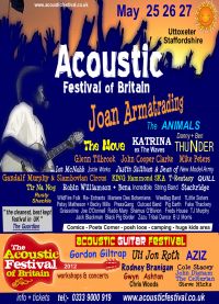 Just over 2 weeks to go to this years Acoustic Festival of Britain