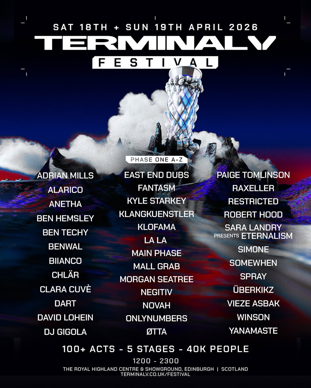 Terminal V Festival reveals first phase lineup for 2026 edition | Skiddle
