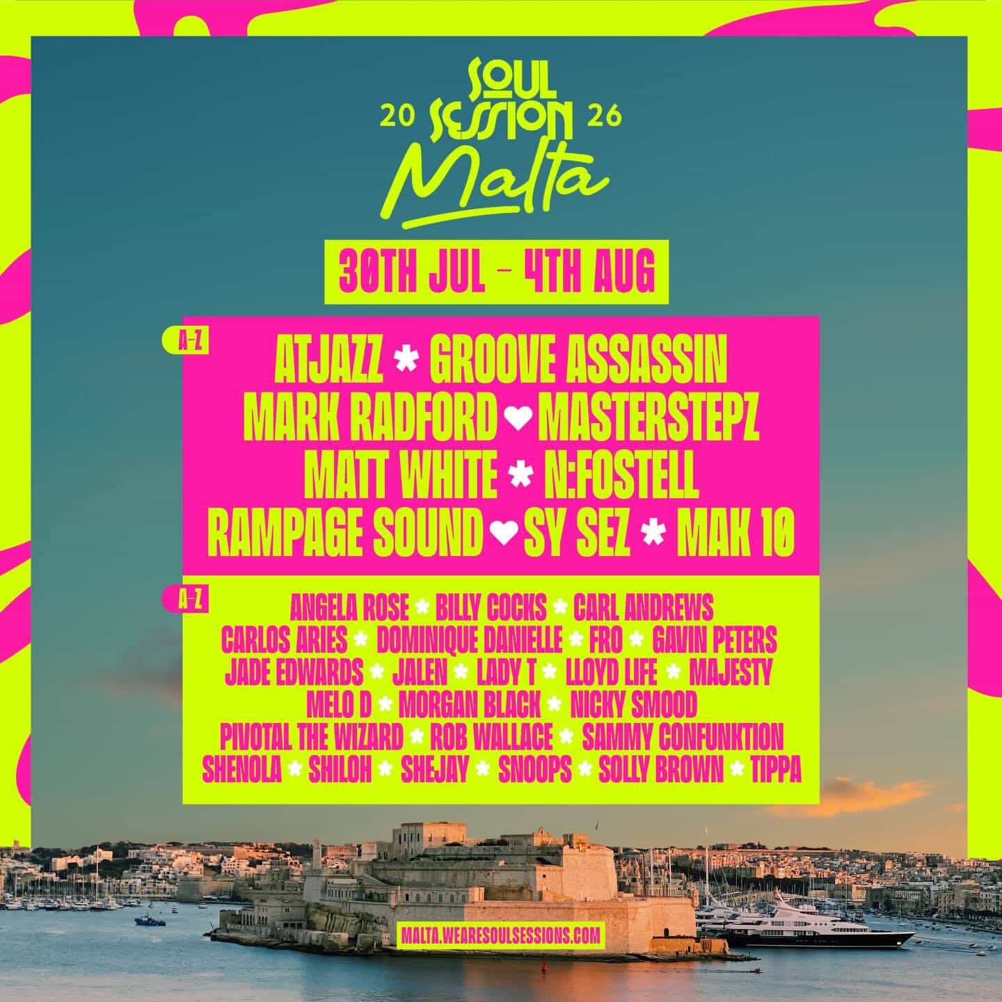 Top Music Festivals to Experience in Malta 2026 30 Soul%20Session%20Malta